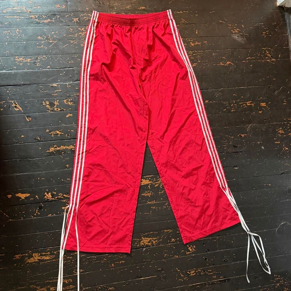 Shein Red Track Pants